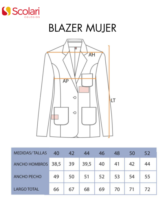 BLAZER AZUL - UNIFORME TRADICIONAL