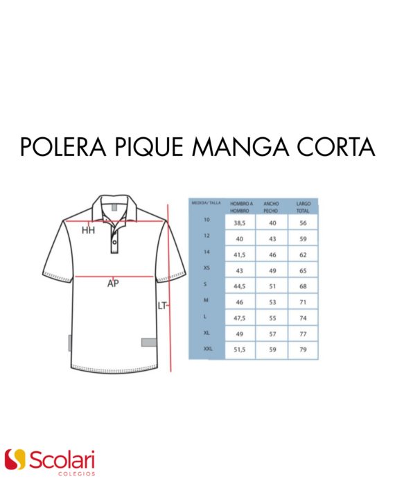 POLERA PIQUE M/C UNISEX LA GIROUETTE
