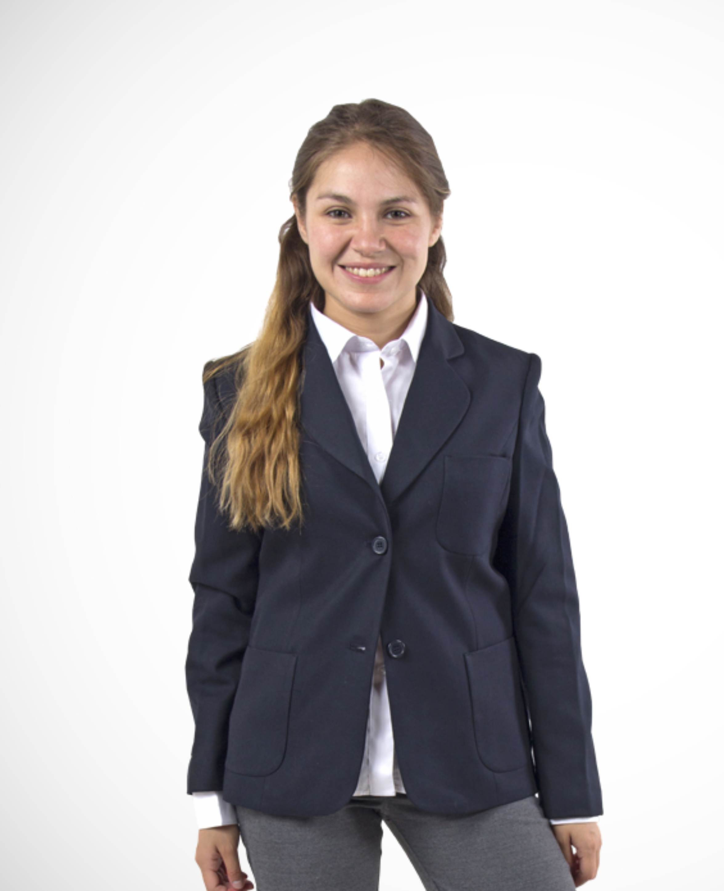 Azul Marino Blazer Mujer Economicos Traje De Falda Formal Elegante