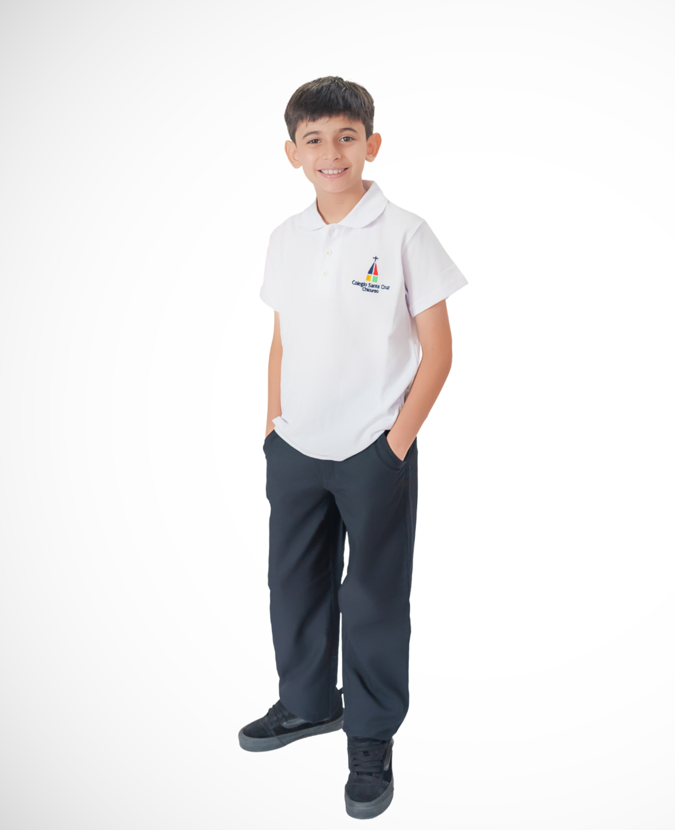 POLERA PIQUE M/C – COLEGIO SANTA CRUZ DE CHICUREO Scolari