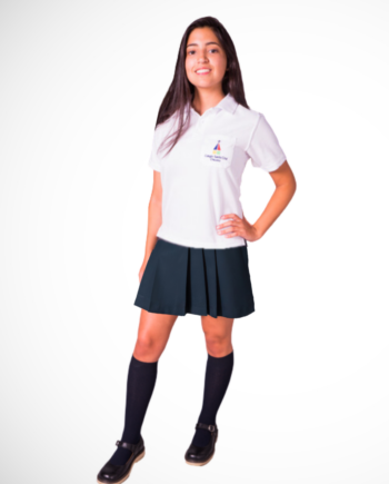 POLERA PIQUE M/C MUJER - COLEGIO SANTA CRUZ DE CHICUREO