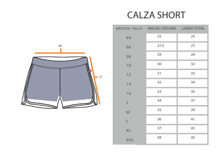 SHORT CALZA MUJER NIDO DE AGUILAS