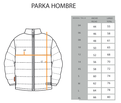 PARKA UNISEX - LINCOLN INTERNATIONAL ACADEMY (NUEVO)