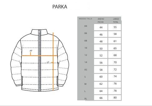 PARKA UNISEX - LINCOLN INTERNATIONAL ACADEMY (NUEVO)