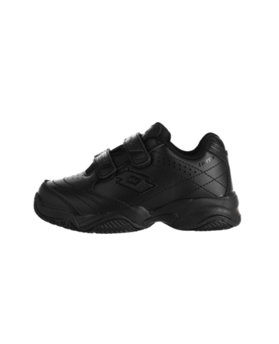 ZAPATILLA NEGRA CON VELCRO - LOTTO