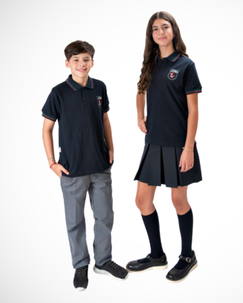 POLERA PIQUE M/C 2026 AZUL